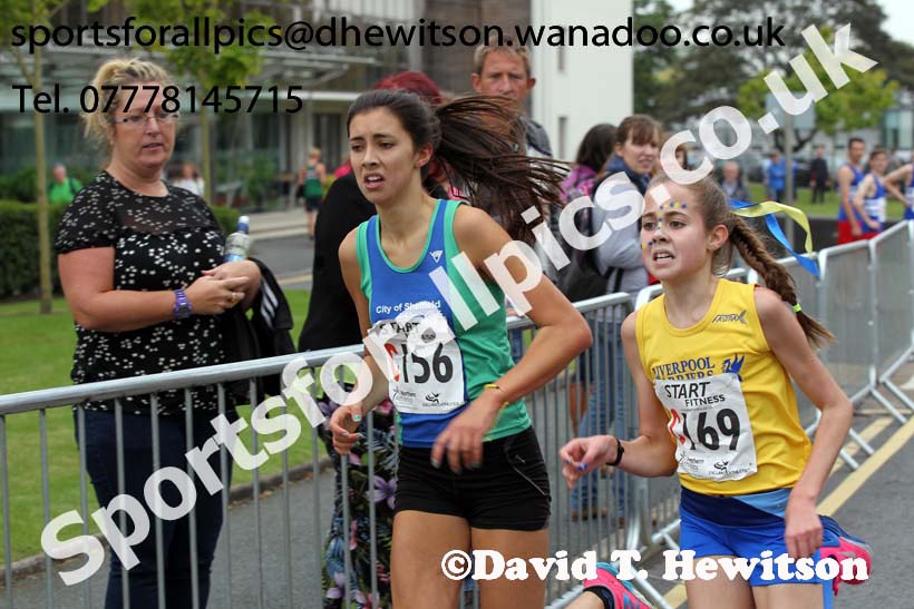 Girls under-15s Northern Road Relays, Warrington. Photo: David T. Hewitson/Sports for All Pics